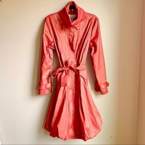 D & Y vintage A-line jacket in orange-gold shift
